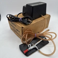 Vintage Airbrush Kopykake Kroma Jet  Model A-2000 Airbrush Set Tested Works