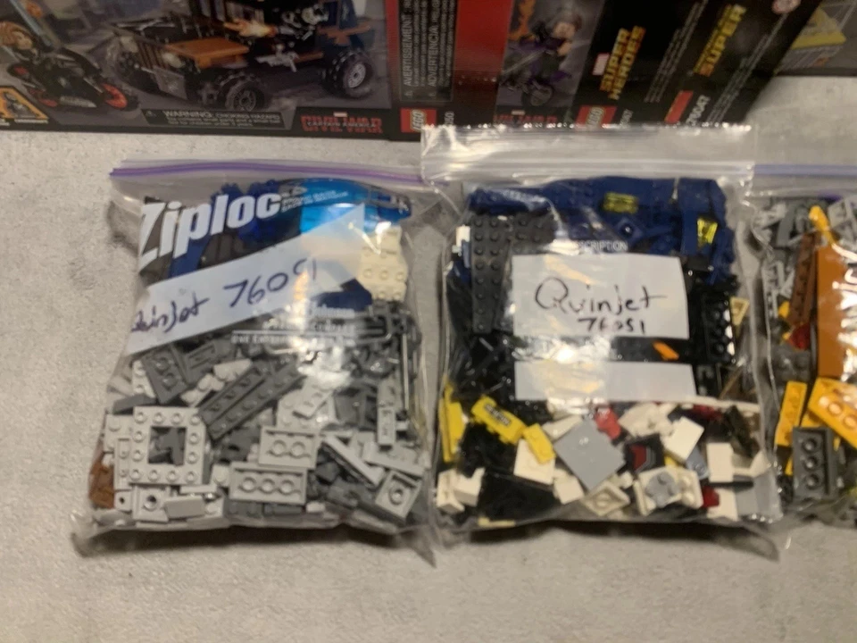 Lego Marvel Super Hero’s Capitán América Civil War Lote, 76047 76050 76051 76067 Foto 3 de 4