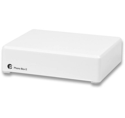 Pro-Ject Phono Box White Pre-Amp (Open Box) Box Damage