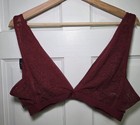 NWT Tommy Hilfiger Leaf Lace Plunge Bralette w/Light Padding-Size XL   — photo 2