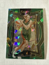 2025 Panini Select WNBA - Concourse Lauren Jackson #35 Green Flash Prizm