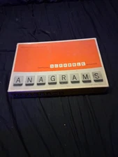 VINTAGE 1962 Scrabble Brand Anagrams by Selchow & Righter  Box- Tiles- Instruct