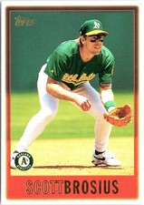 Scott Brosius 1997 Topps #457 Oakland Athletics