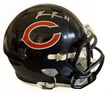 KEVIN BYARD signed (CHICAGO BEARS) mini football helmet JSA Witness WC349616
