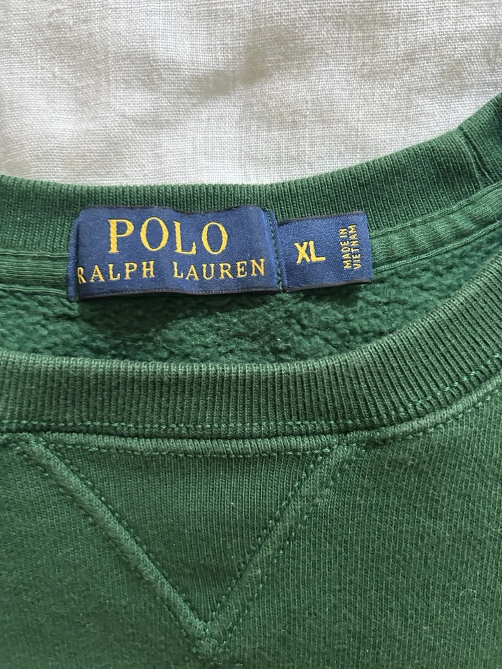 SUDADERA MUJER RALPH LAUREN VERDE XL Foto 2 de 4