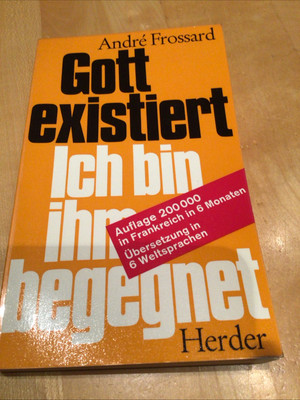 Gott existiert von André Frossard (2020, Taschenbuch)