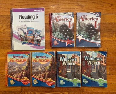 ABEKA GRADE 5 READING SET ANSWER KEY, TEACHERS COPIES  STUDENT READERS 2021-2022