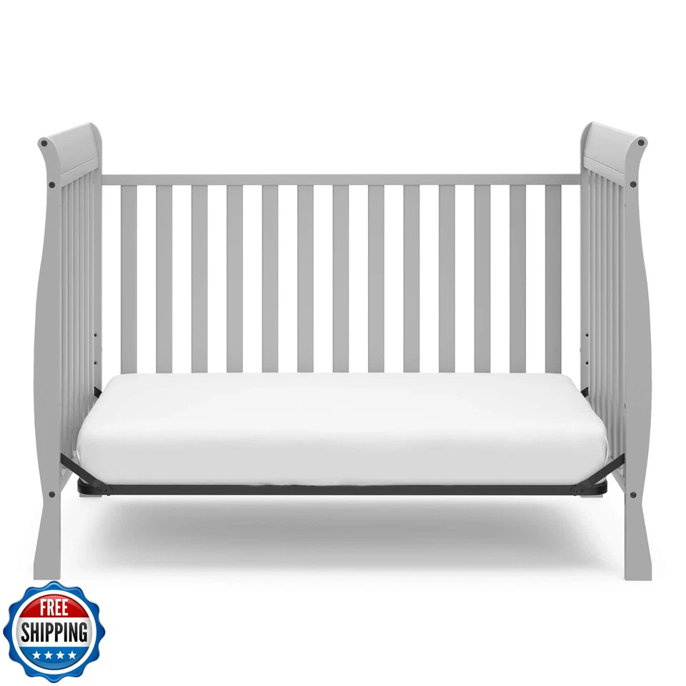 Cuna Convertible Storkcraft Maxwell (Gris Guijarro) - Certificado Dorado GREENGUARD Foto 4 de 4