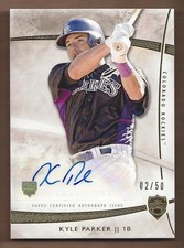 2014 Topps Supreme Autographs #SAKP Kyle Parker /50 Auto BB