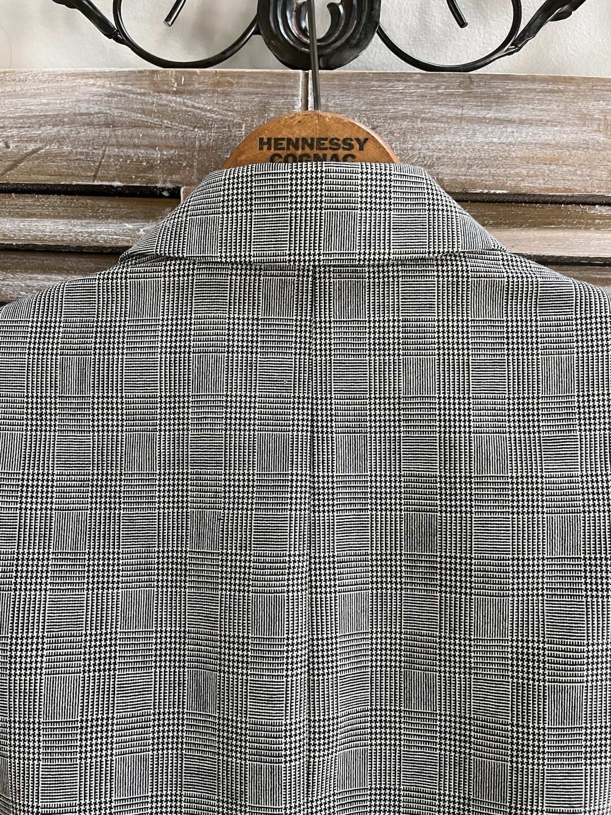 Pendleton Houndstooth Plaid Double Breast Blazer … - image 5