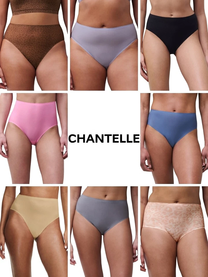 Chantelle SoftStretch High Leg Brief High Waisted Knickers Seamless Underwear - Image 1 of 1