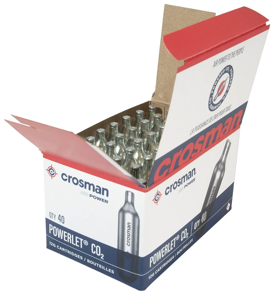 Crosman 12 Gram CO2 40 Cartridges - Image 4 of 4