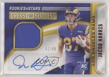2021 Rookies & Stars Dress for Success Relics 82/99 Jacob Harris Auto 0jd0