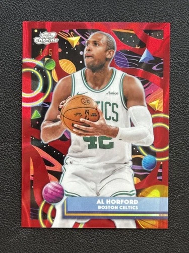 2025 Topps Cosmic Chrome Basketball Red Flare Refractor Al Horford #142