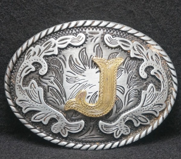 XA23107 GOOD VINTAGE 1970s ***J*** INITIAL FASHIO… - image 1