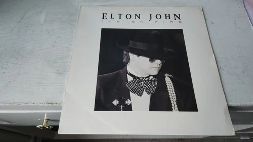 Elton John - Ice On Fire - lp vinyl - 1st UK Press