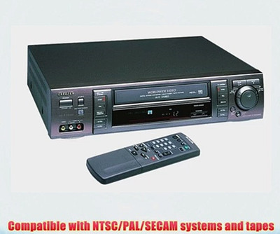 AIWA HV-MX100U multi system Hi Fi Stereo VCR PAL NTSC MESECAM 110-240v New other