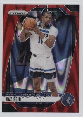 2024-25 Panini Prizm Red Seismic Prizm 55/299 Naz Reid #176 5n4