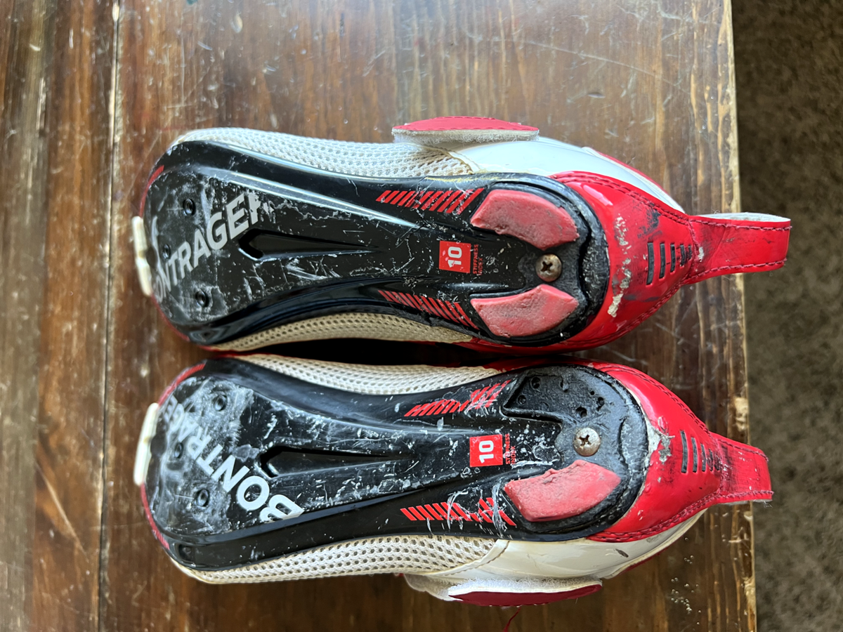 **NFS** 
Bontrager Woomera Carbon Triathlon Cycling Shoes Bontrager Woomera Carbon Triathlon Bike Shoes EU 42 US Men 9  main image 2