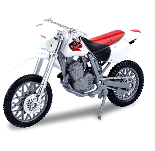 Honda XR400R White/ Red Motorcycle Model, Motormax Scale 1:18 | eBay