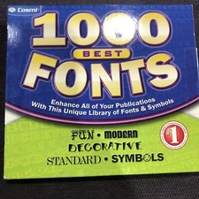 Cosmi 1,000 Best Fonts