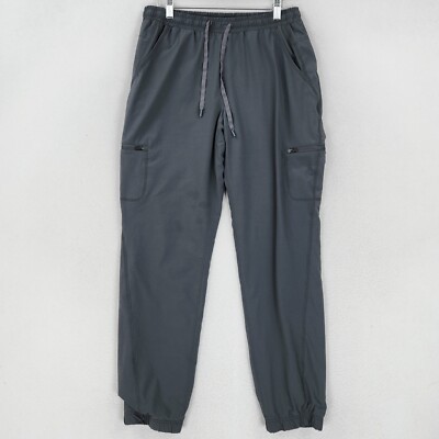 Eddie Bauer Pants Womens 10 Gray Flexion Polar Fleece Lined Cargo Joggers  Casual