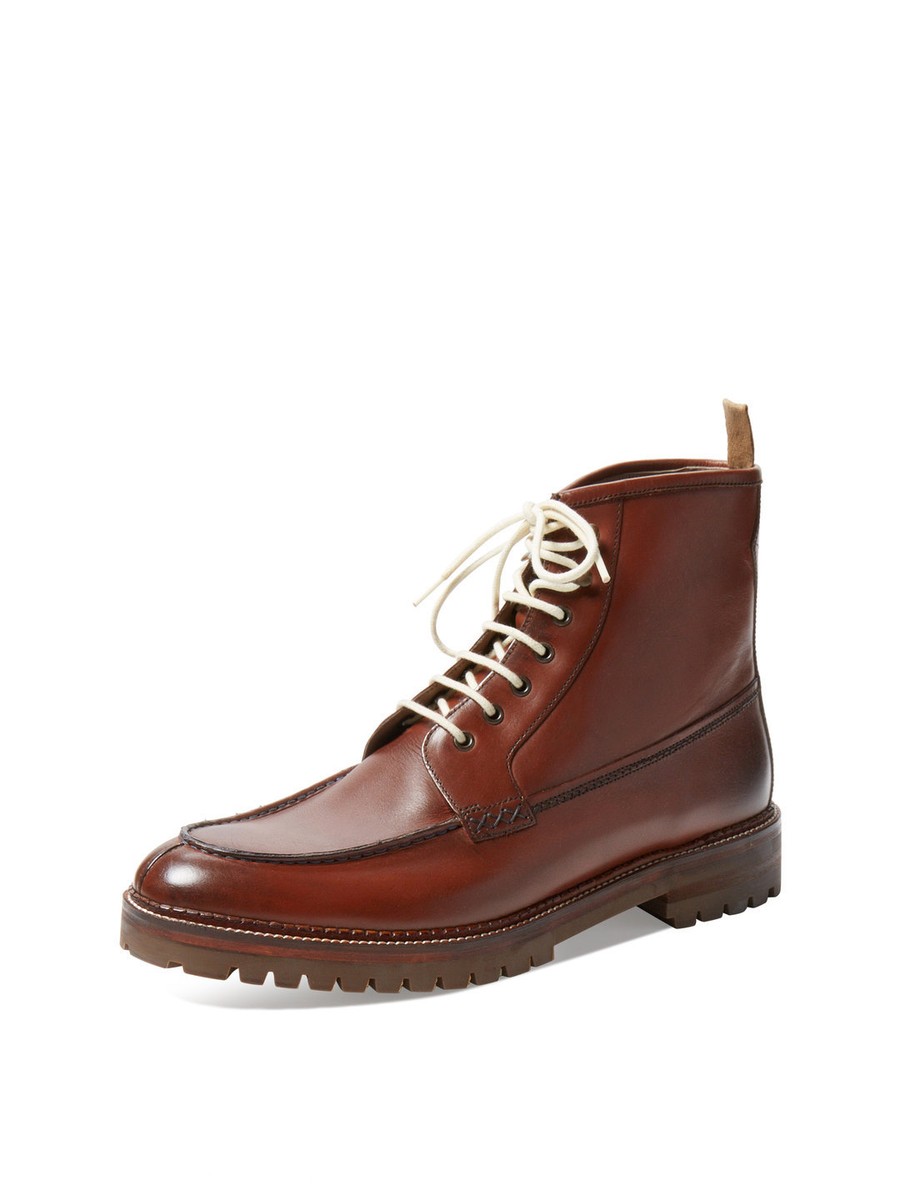 Sweeney London Men Bulmer Lace-Up Boot - chestnut brown - US  display picture 1
