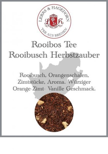 Rooibos Tee Rooibusch Herbstzauber 1kg