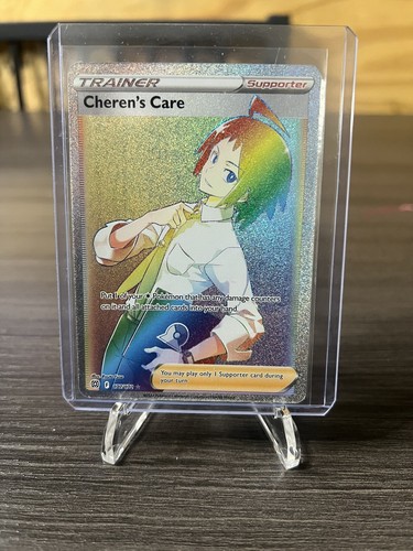 Pokemon Card - Cheren's Care Brilliant Stars 177/172 Secret Rare Full ...