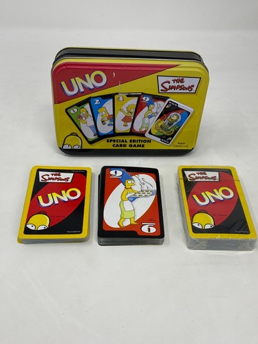 2003 The Simpsons UNO Special Edition Card Game Tin & Cards Set - Picture 4 of 4