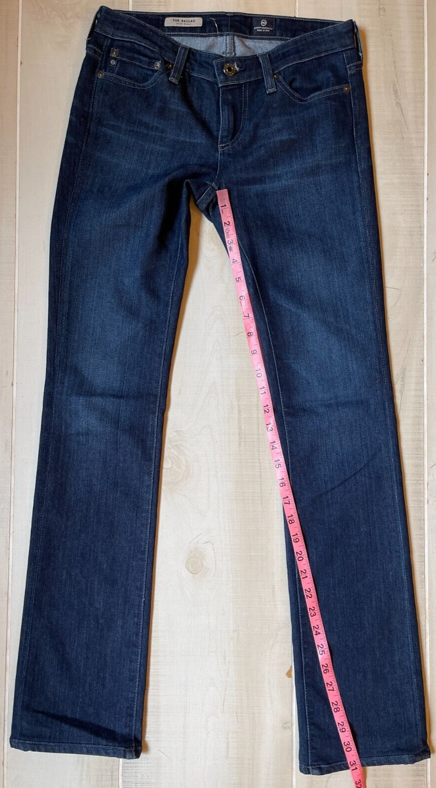 ADRIANO GOLDSCHMIED the ballet slim boot  DENIM JEANS SIZE 25 R women's 31" ins