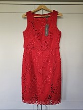 Phase Eight Red Dress Size 12 Occassion Party Evening Dress