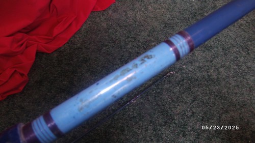 Vintage 9' Garcia Spinning Surf Rod Blue - Picture 6 of 6