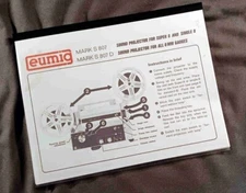 EUMIG Mark S 807, 807D Sound Movie 8mm Projector OWNERS MANUAL reprint