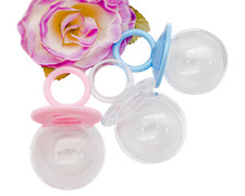 12 Fillable Baby Shower Candy Pacifier Bottle Favor Box Party Decorations