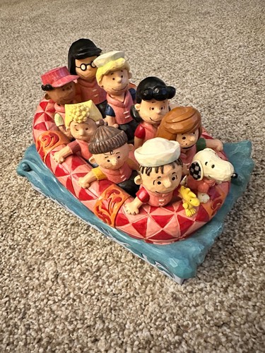 Jim Shore Adventures Await - Jim Shore Peanuts Gang Rafting 6007934