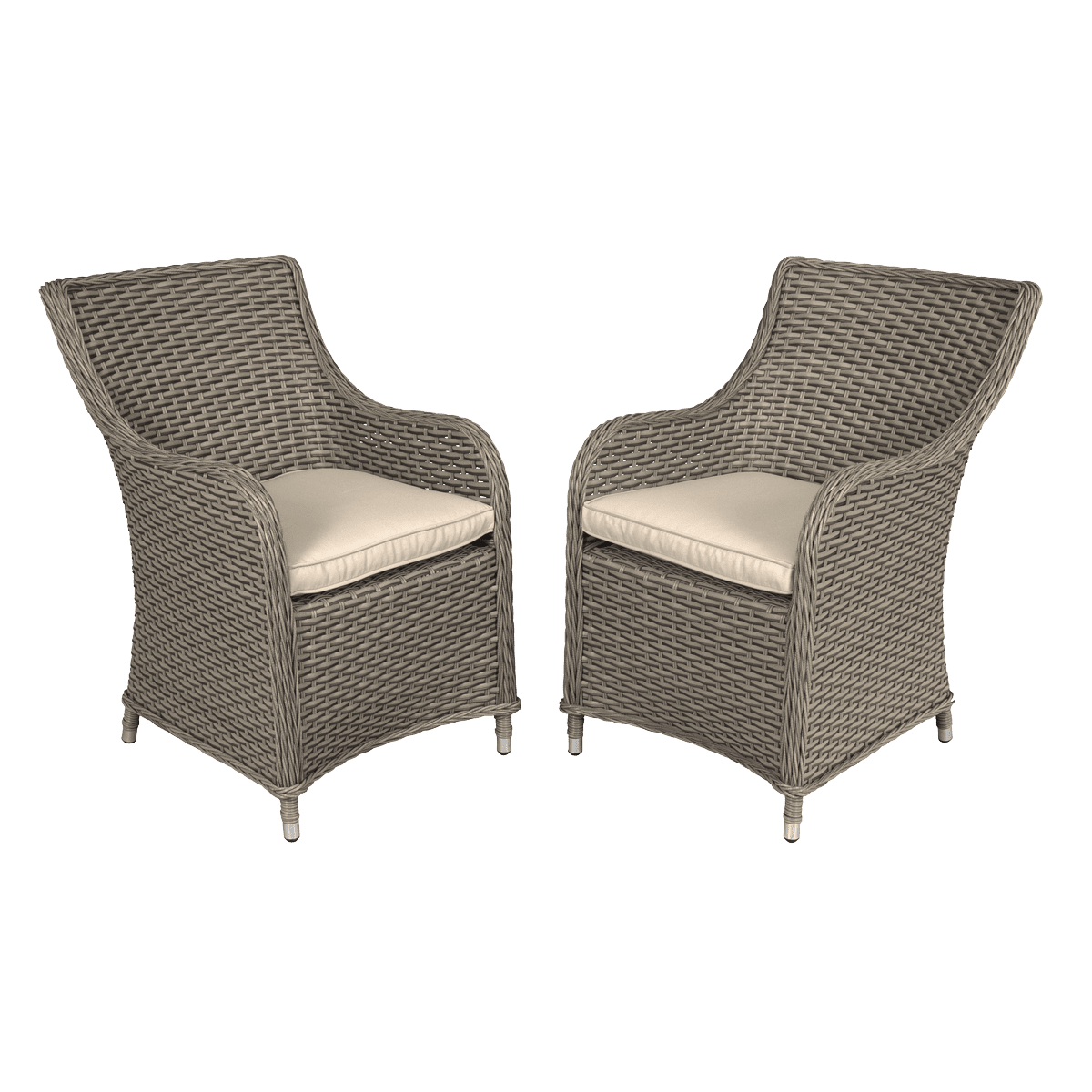 Sealey DG64 Dellonda Chester Rattan Wicker Outdoor Garden Dining Chairs
