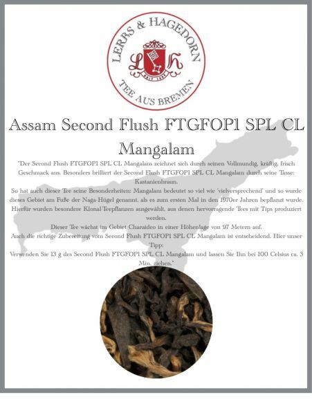 Assam Tee Second Flush FTGFOP1 Spl Cl Mangalam 2,5 Kg-image