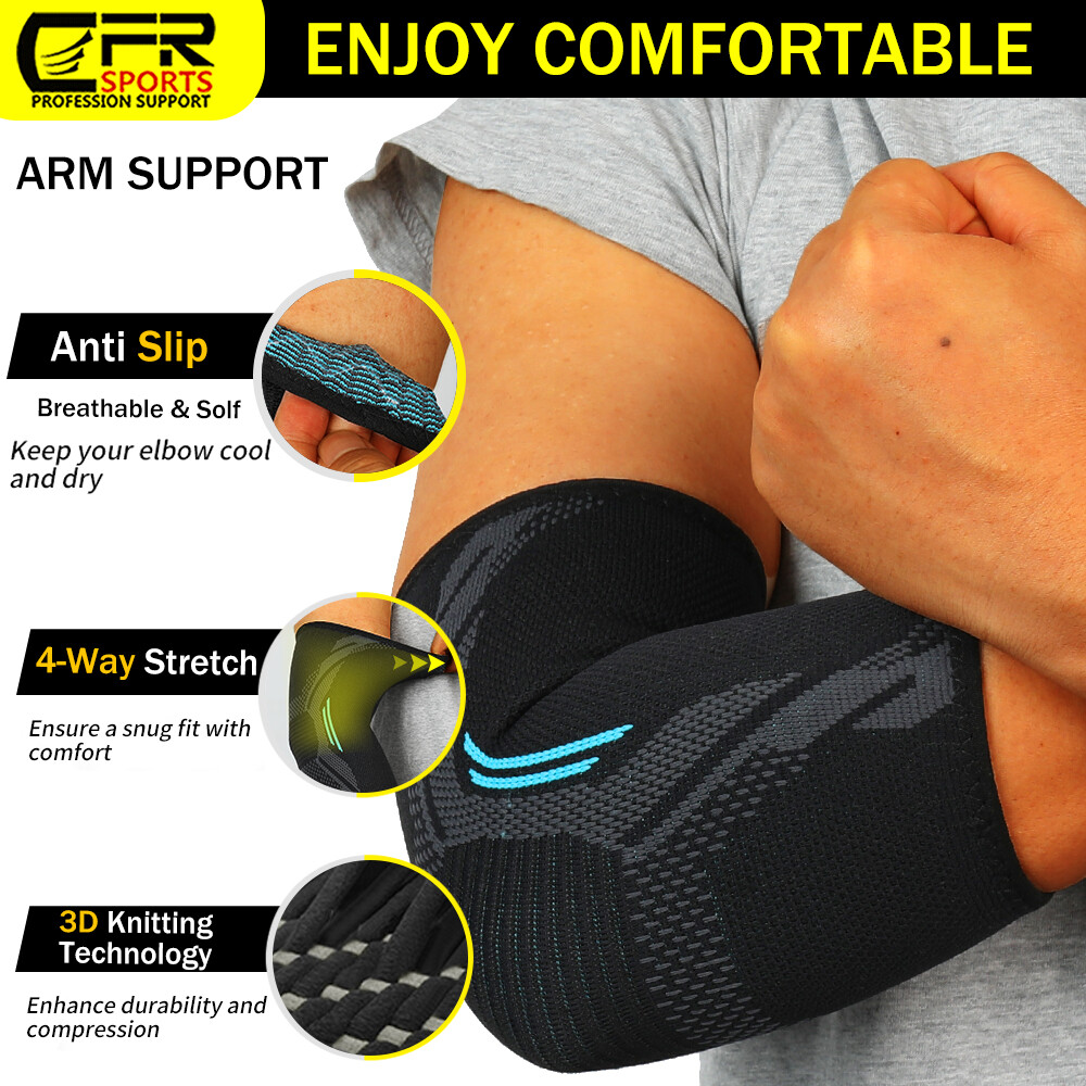 Elbow Brace Tendonitis Support Tennis Golfers Arthritis Compression