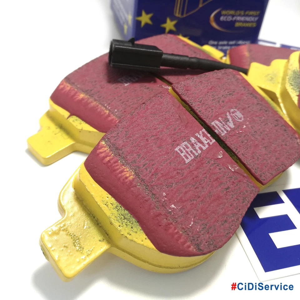 Kit Pastiglie Freno Anteriori Sportive EBC Yellowstuff Fiat 500 Abarth 595/695 - Imagem 3 de 4