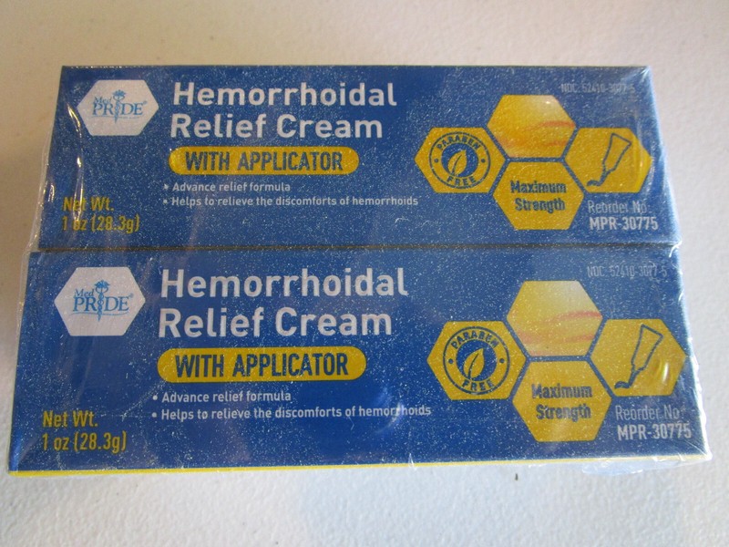 12 Tubes - Medpride Maximum Strength Hemorrhoid Cream With Applicator