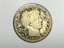 1909-O Barber Quarter better date