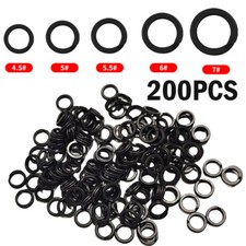 200PC Fishing Split Rings Heavy Duty Stainless Steel Lure Accessorie Big Game
