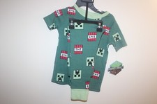 Minecraft Boys 2 Piece Pajama Set Size 4