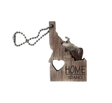 Idaho Home Wood Key Charm 