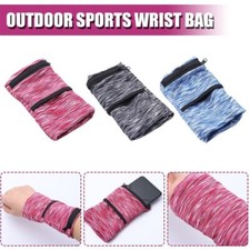 Pocket Wrist Wallet Pouch Band Zipper Arm Running Travel Safe Key Sport Bag New