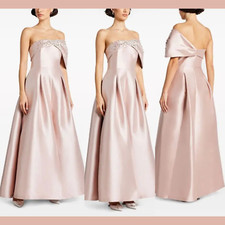 NWT$1095 Sachin & Babi [ 22W ] Delilah Crystal-embellished Gown Peony Pink S1766