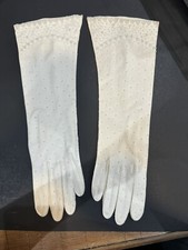 Vtg Gimbels Pearl Women  s Gloves