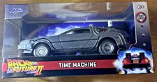 New Jada DeLorean Time Machine From Back to the Future 1:24 Scale Die-cast