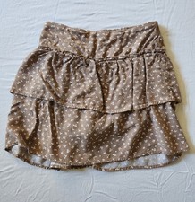 Abercrombie Kids Tiered Skirt Floral Brown White 11/12